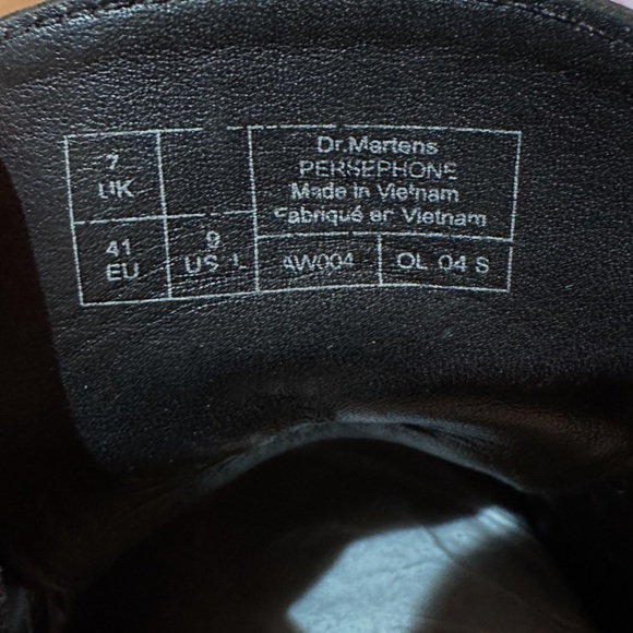 Dr. Martens Black Heeled Boots - Picture 3 of 6